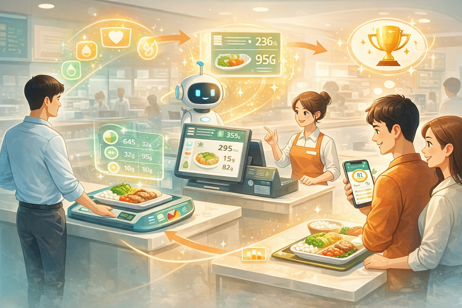 AI 健康团餐服务场景